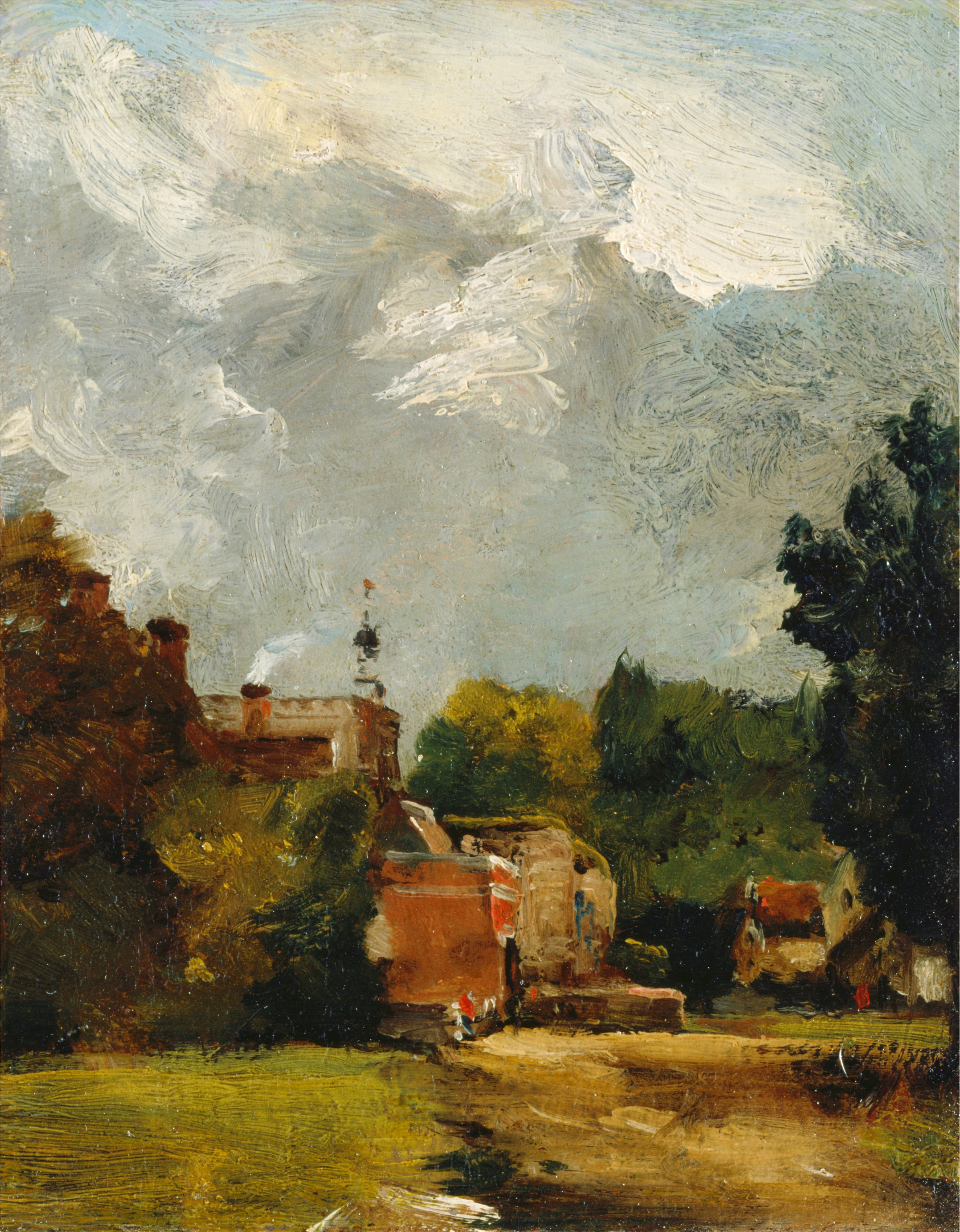 Église d’East Bergholt - John Constable - Alpha Reproduction