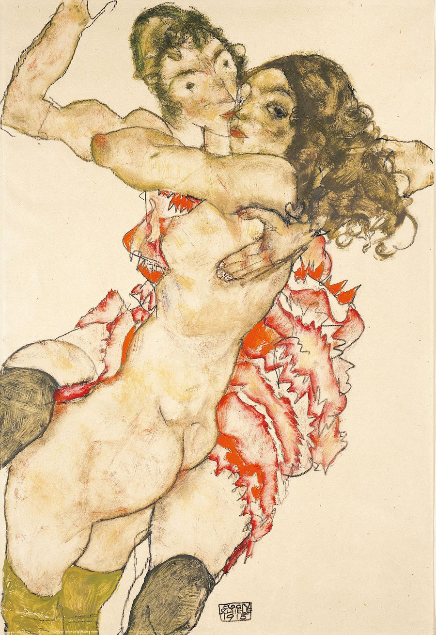 Deux amies (1915) - Egon Schiele