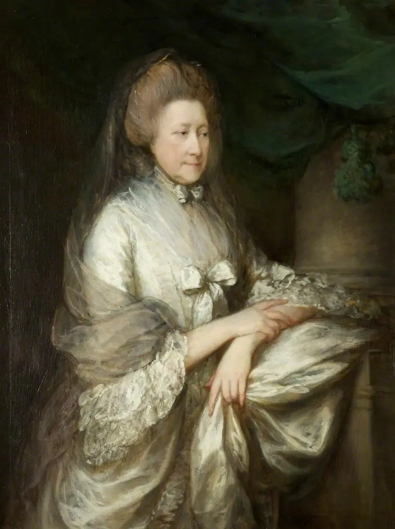 एलिजाबेथ, विकॉम्टेस ऑफ़ फोल्कस्टोन (1711–1782) - थॉमस गेंसबरो