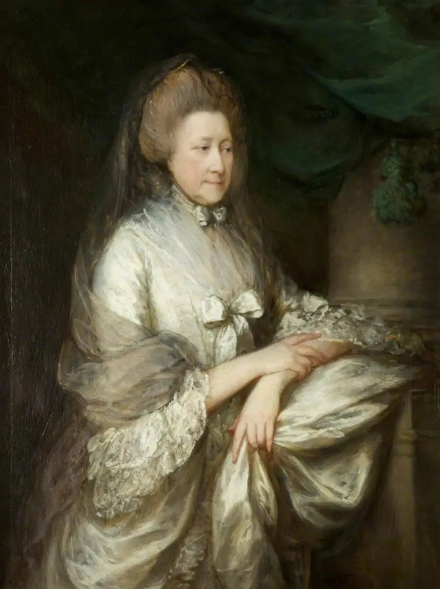 एलिजाबेथ, विकॉम्टेस ऑफ़ फोल्कस्टोन (1711–1782) - थॉमस गेंसबरो