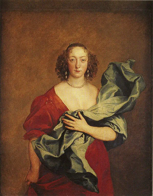 एलिजाबेथ (जन्म ब्रिजेस), कैसलहावेन की काउंटेस (1619-1678) - Antoine van Dyck