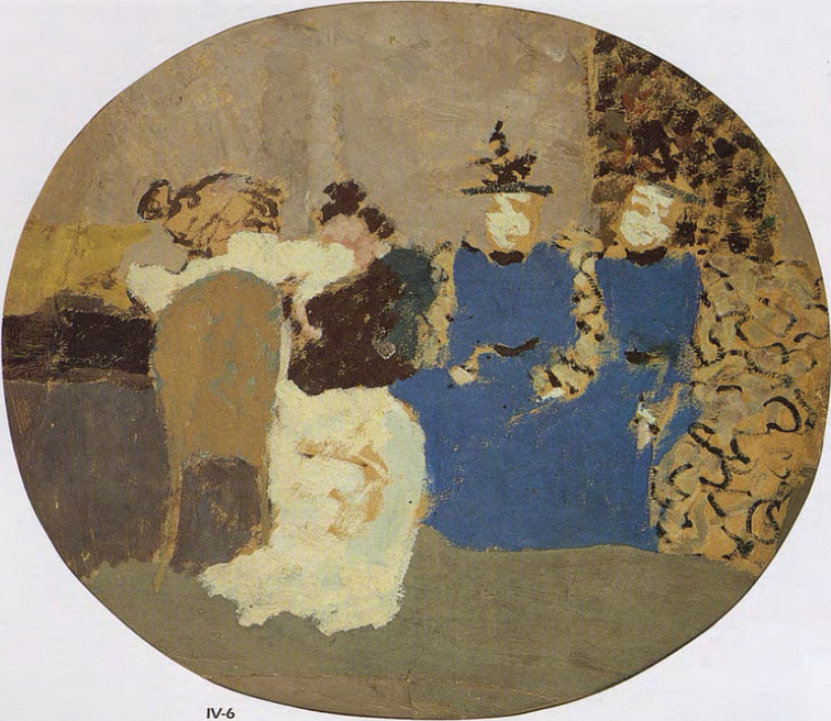 En visite les demoiselles Fornachon - Édouard Vuillard - Alpha Reproduction