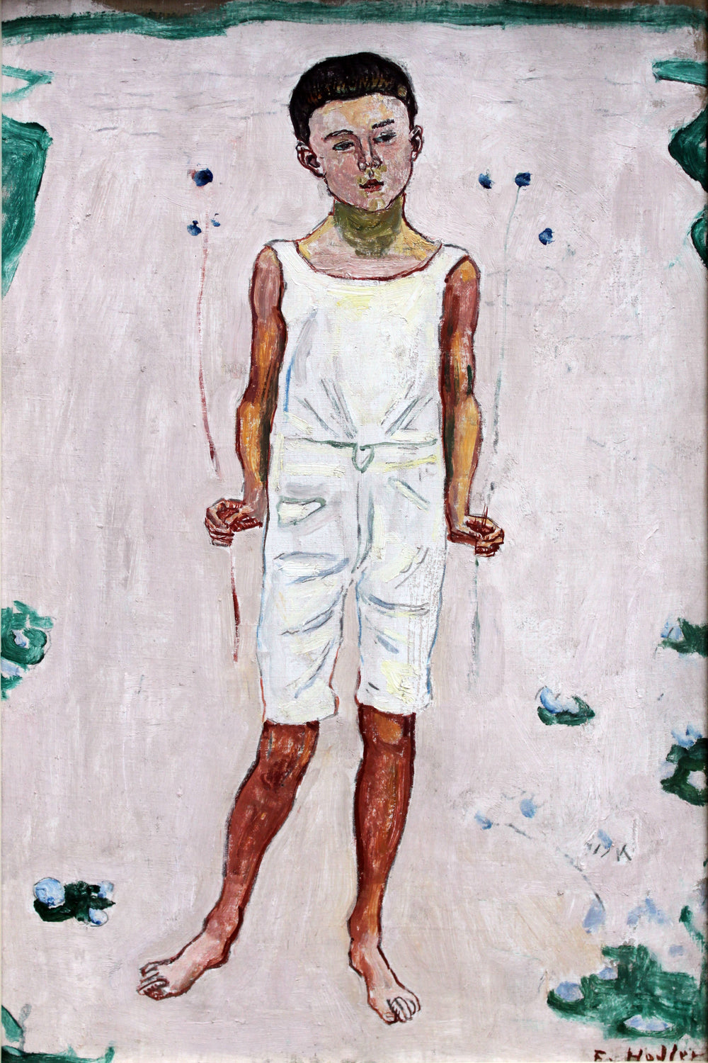 Enfance - Ferdinand Hodler image 1 copie peinte à la main à l’huile