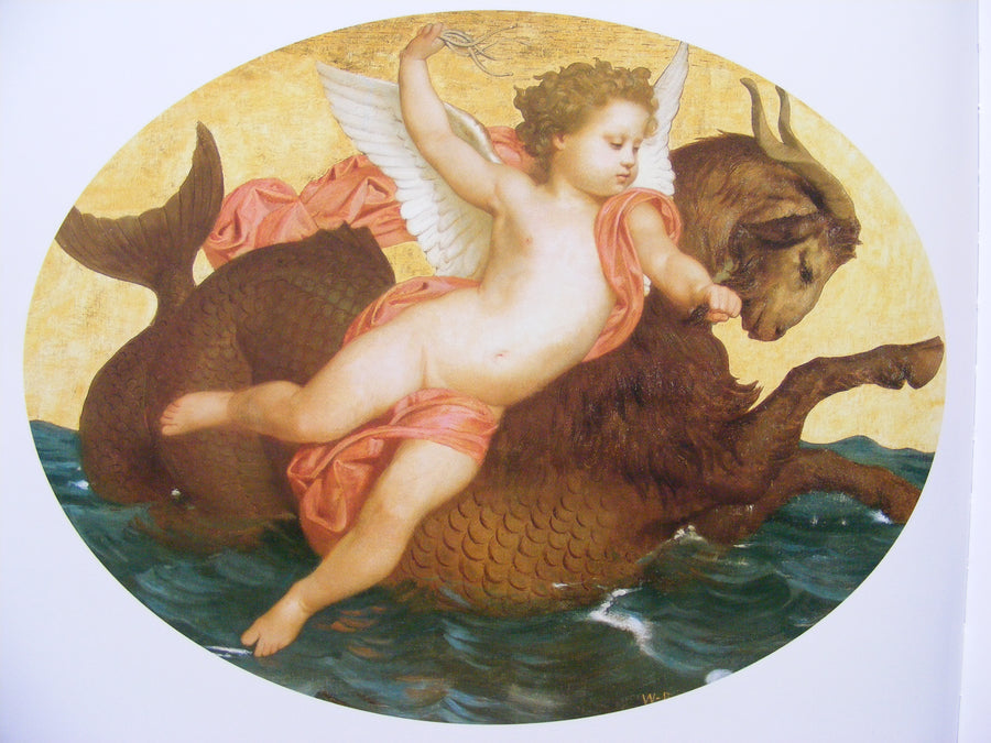 Enfant sur un monstre marin - Bouguereau