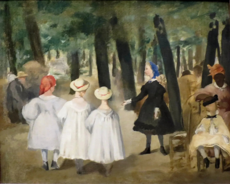 तुइलरी गार्डन में बच्चे - Édouard Manet