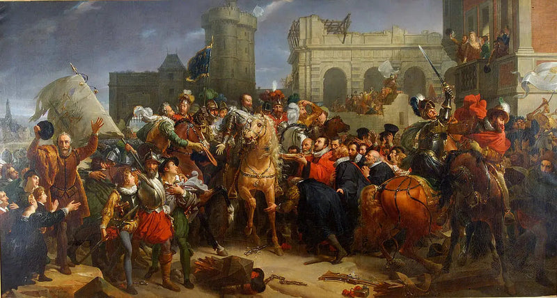 Henri IV का प्रवेश पेरिस में, 22 मार्च 1594 (1817) - फ्रांस्वा गेरेर्ड