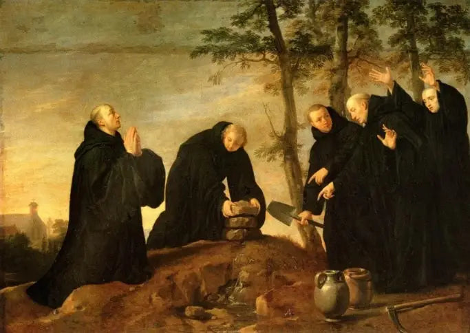 संत बेनिट की जीवन की घटनाएँ: चमत्कारी झरना - फिलिप डी शांपेन