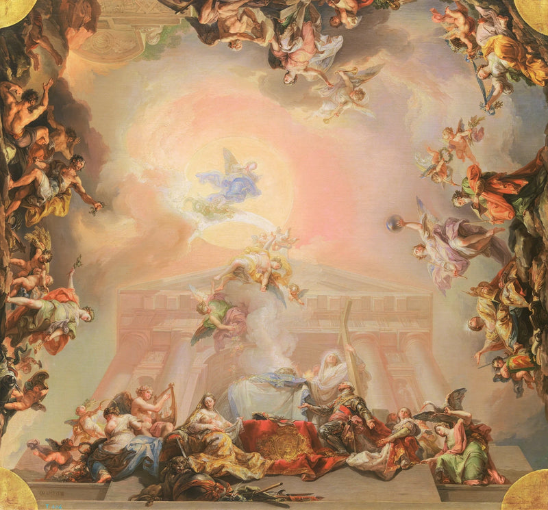 Esquisse pour l'Allégorie de l'Institution de l'Ordre de Charles III - Vicente López Portaña