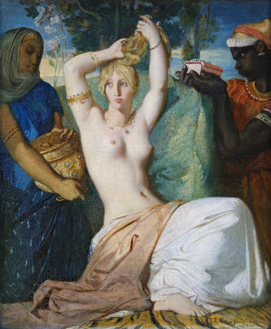 Esther se parant pour être présentée au roi Assuérus - Théodore Chassériau