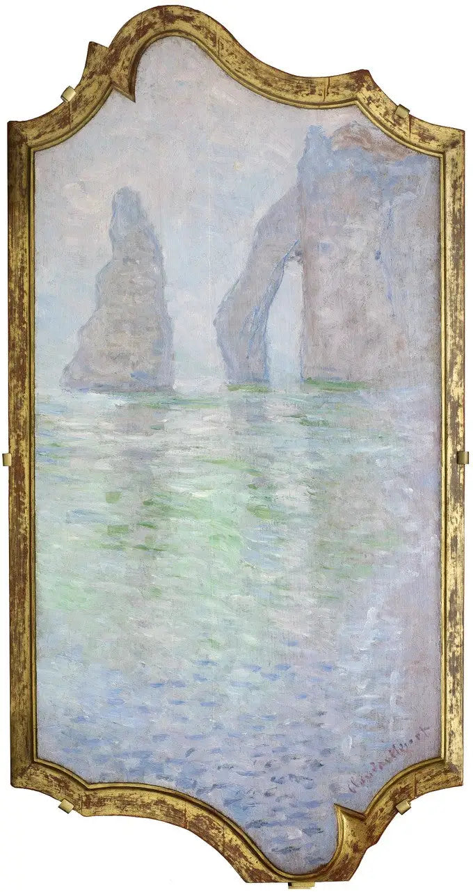 Étretat, L'Aiguille et la Porte d'Aval - Claude Monet image 1 reproduction de peinture à l’huile