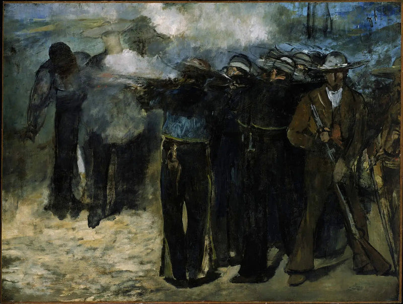 मेक्सिको के सम्राट मैक्सिमिलियन का निष्पादन - Édouard Manet