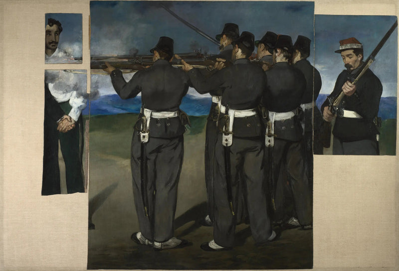 मेक्सिको के सम्राट मैक्सिमिलियन का निष्पादन - Édouard Manet