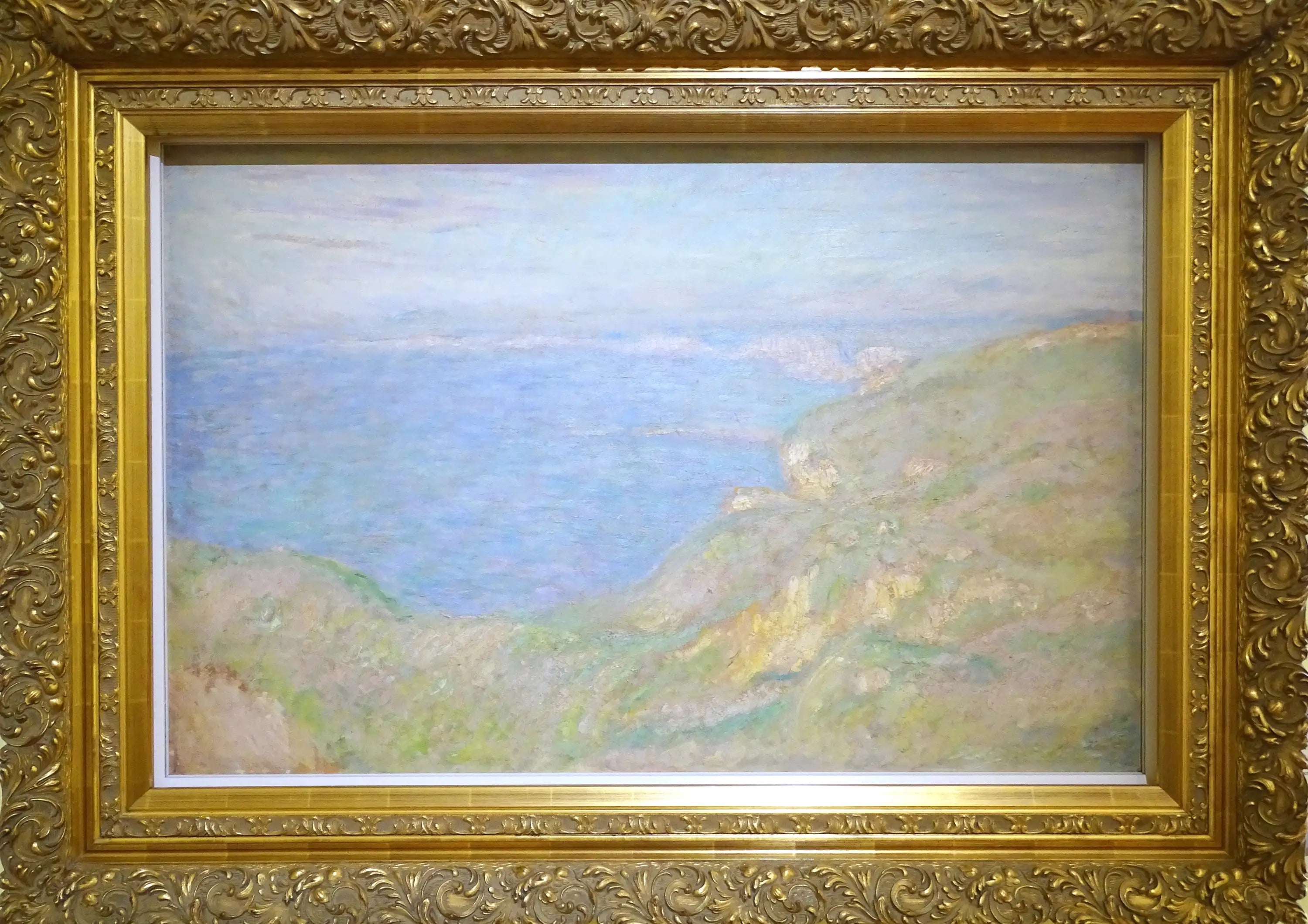 Reproduction du tableau « Falaise de Fécamp - Claude Monet » par Alpha Reproduction en peinture à l’huile