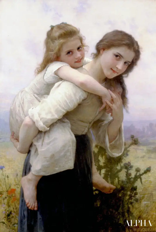 Fardeau agréable - William Bouguereau - Reproductions de tableaux et peintures haut de gamme