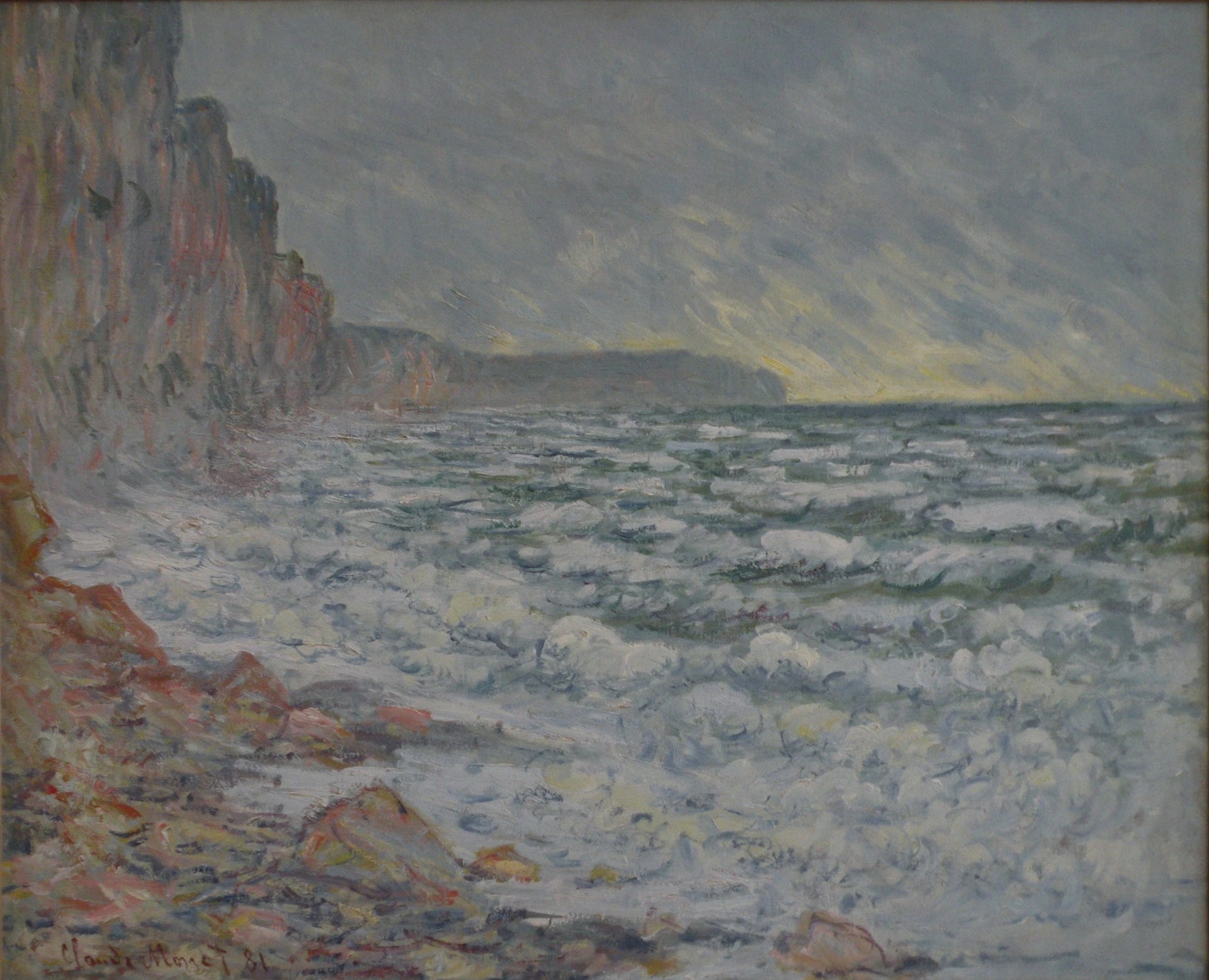 Fécamp, bord de mer W652 par Claude Monet, MuMa Le Havre