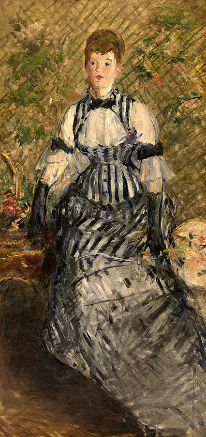 शाम की ड्रेस में महिला - Édouard Manet