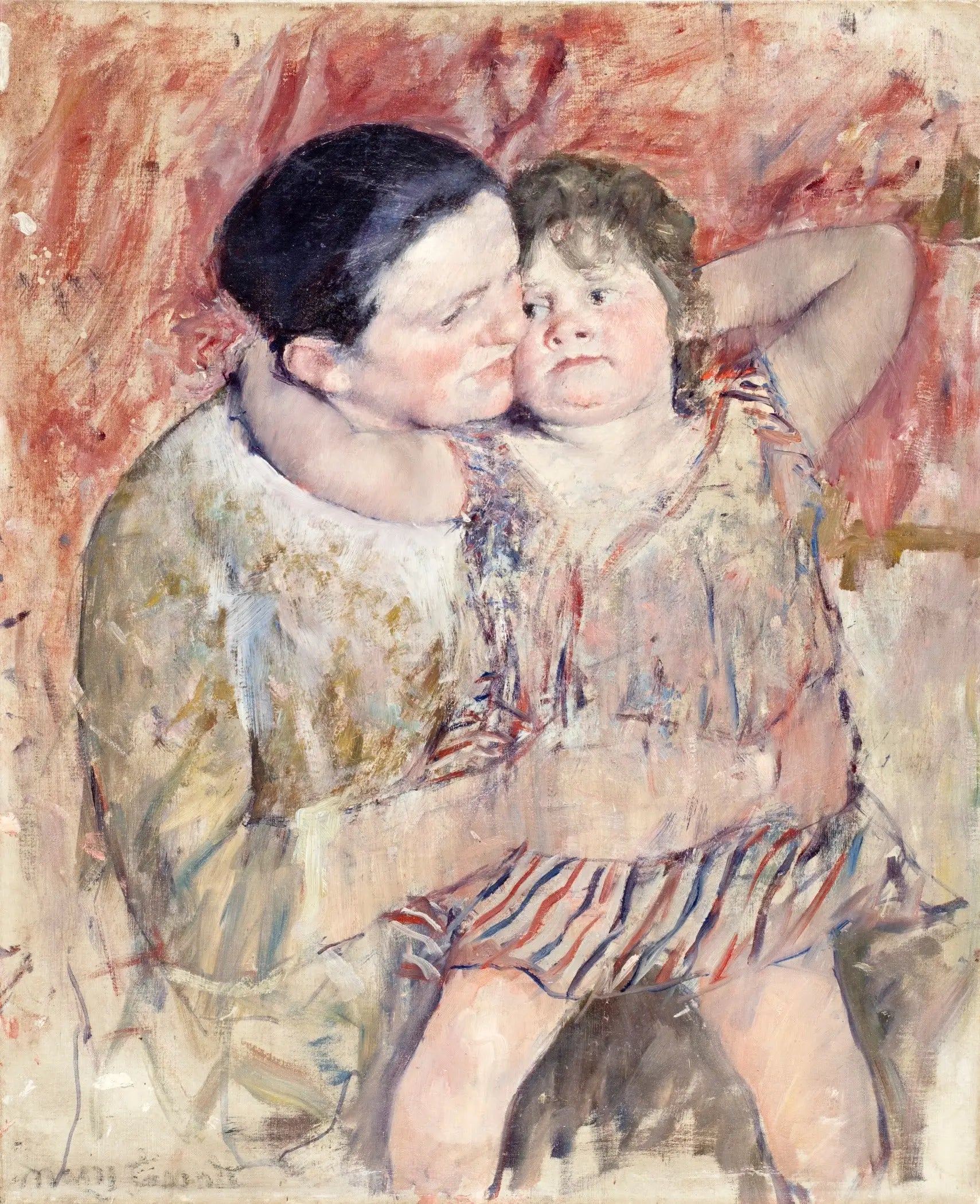 Femme et enfant - Mary Cassatt image 1 reproduction réalisée par Alpha Reproduction
