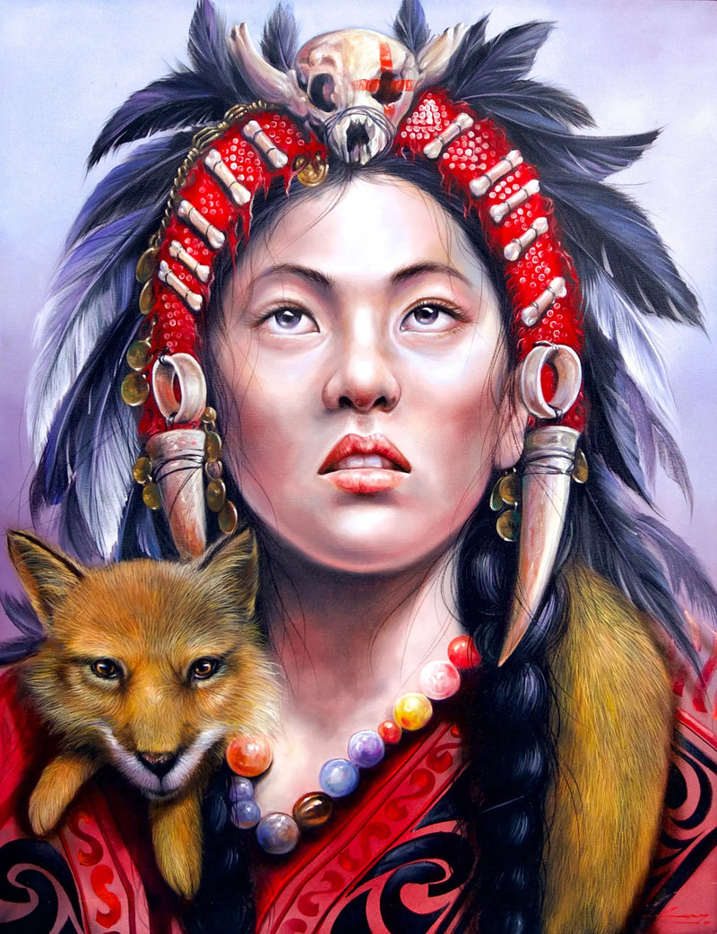 आदिवासी महिलाएँ | 70 x 90 सेमी