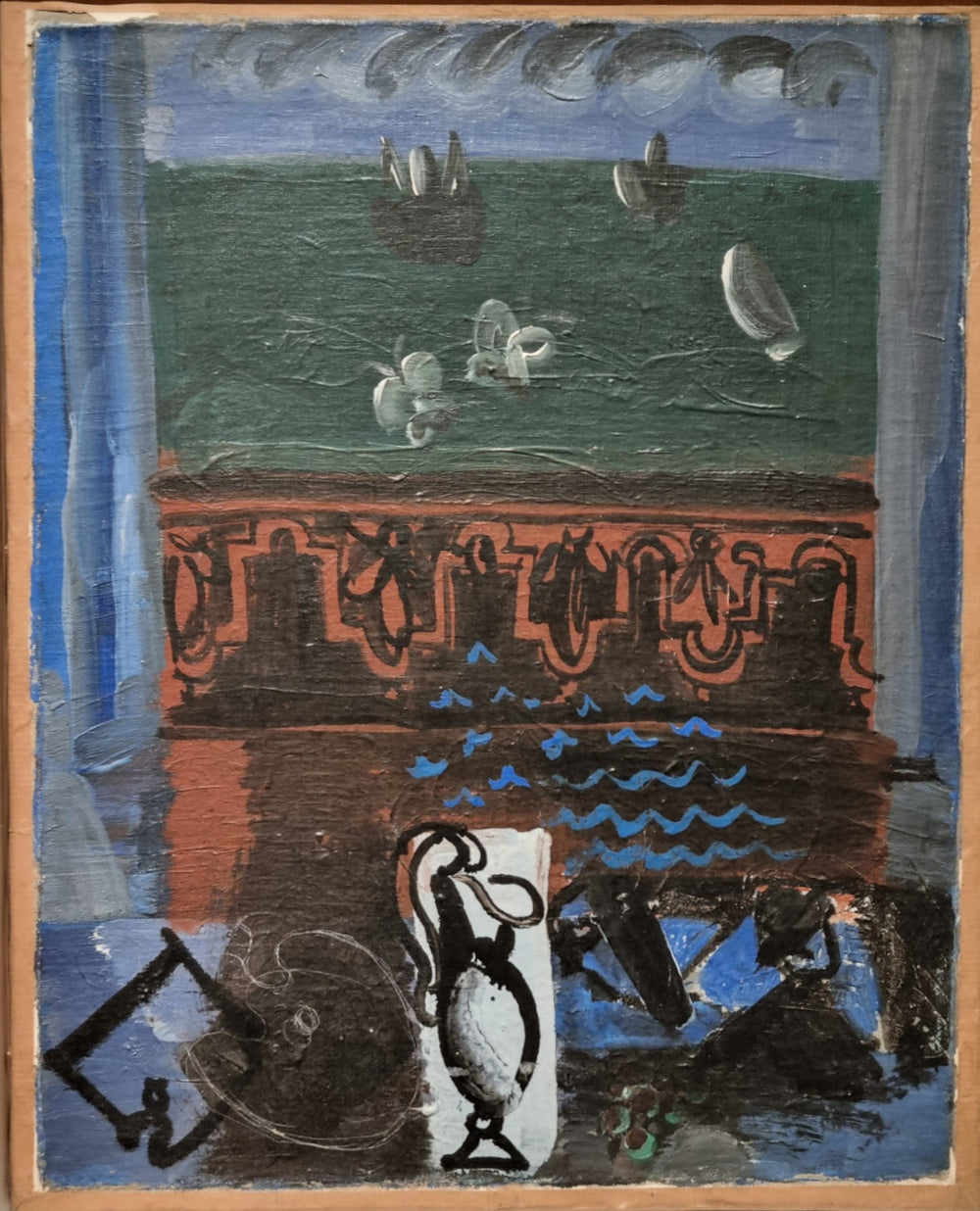 Fenêtre sur la mer - Raoul Dufy image 1 copie peinte à la main à l’huile