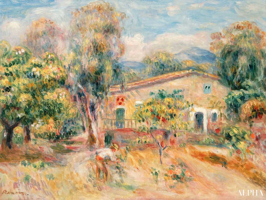 Ferme des Collettes, Cagnes - Pierre-Auguste Renoir - Reproductions de tableaux et peintures haut de gamme