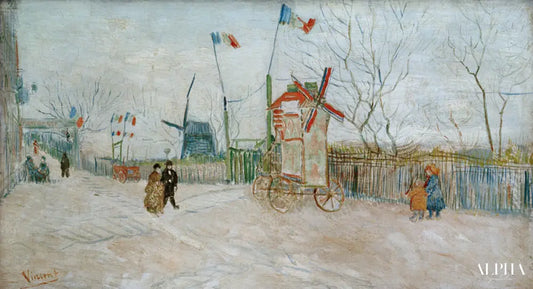 Fête à Montmartre - Van Gogh - Reproductions de tableaux et peintures haut de gamme