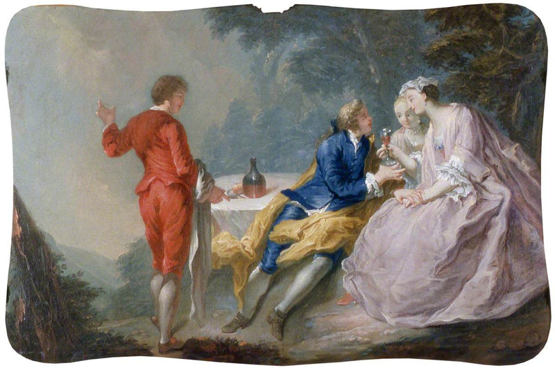 फेट गैलांट: बातचीत का टुकड़ा - Antoine Watteau