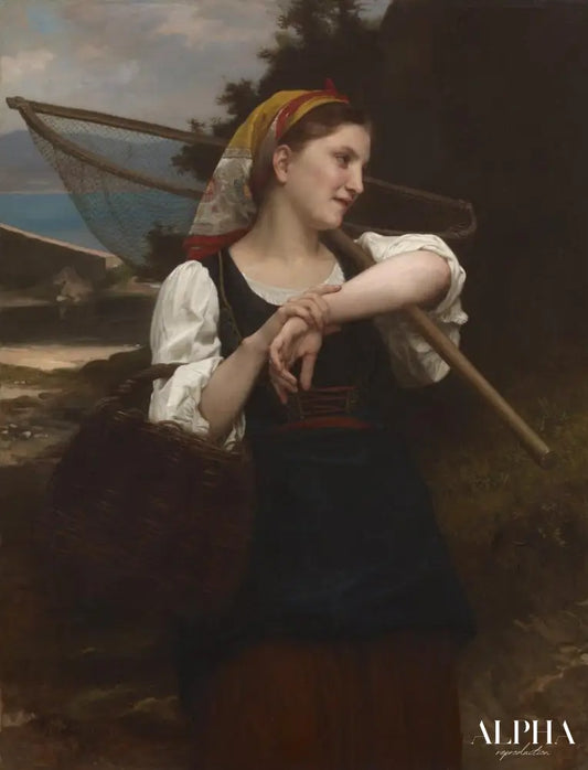 Fille de pêcheur - William Bouguereau - Reproductions de tableaux et peintures haut de gamme