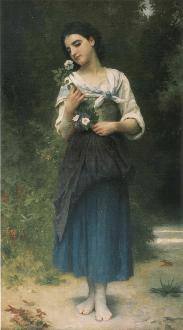 La Fleur préférée - Bouguereau
