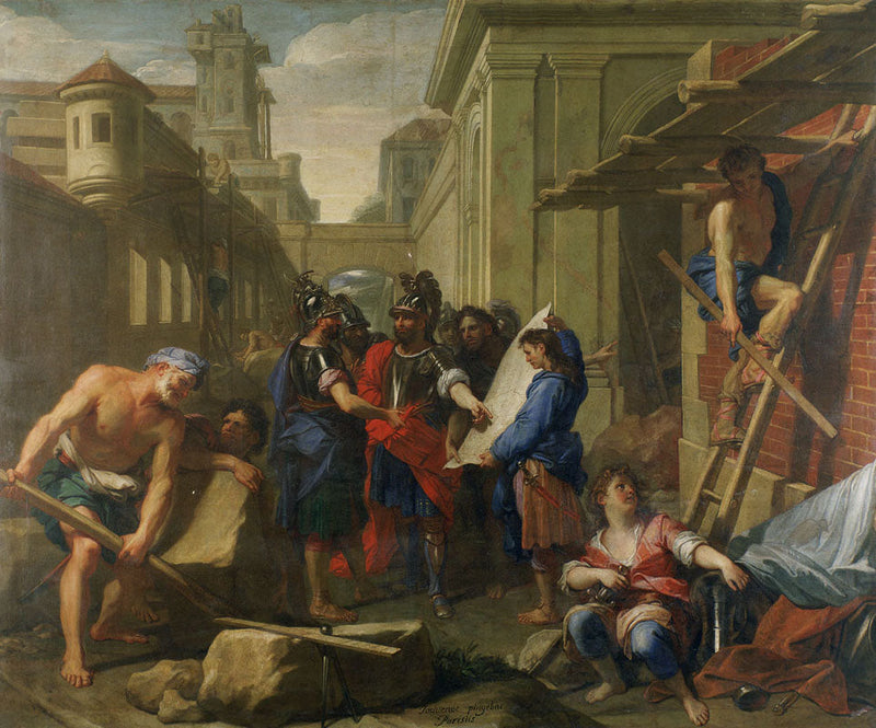 जर्मनी में एक शहर की स्थापना टेक्टोसाग्स द्वारा - जीन-बैप्टिस्ट जुवेनैट