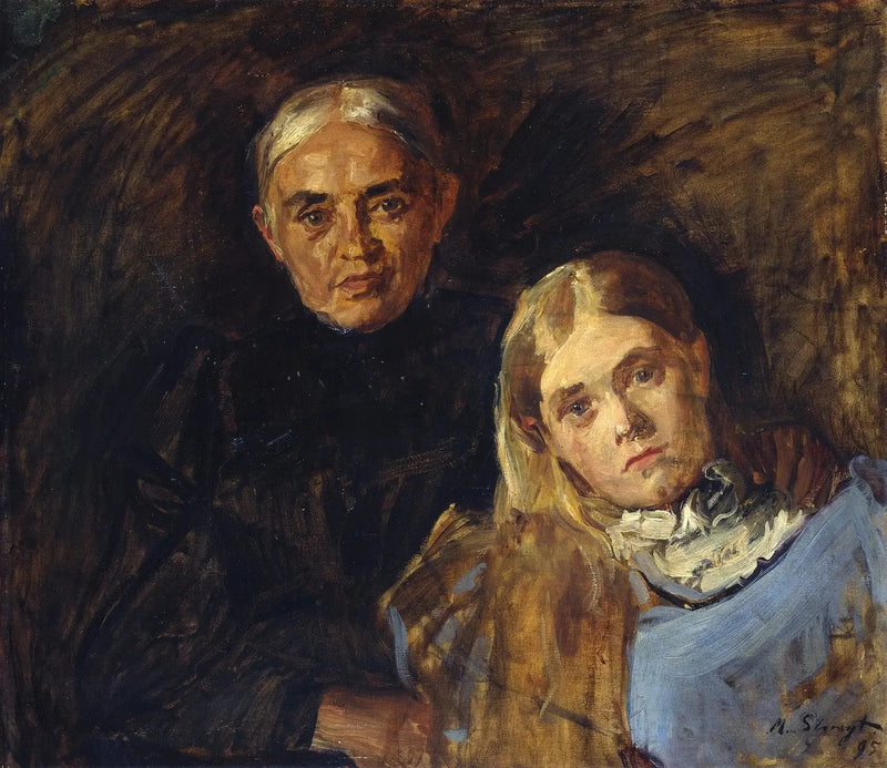 महिला Voll mit Tochter - Max Slevogt