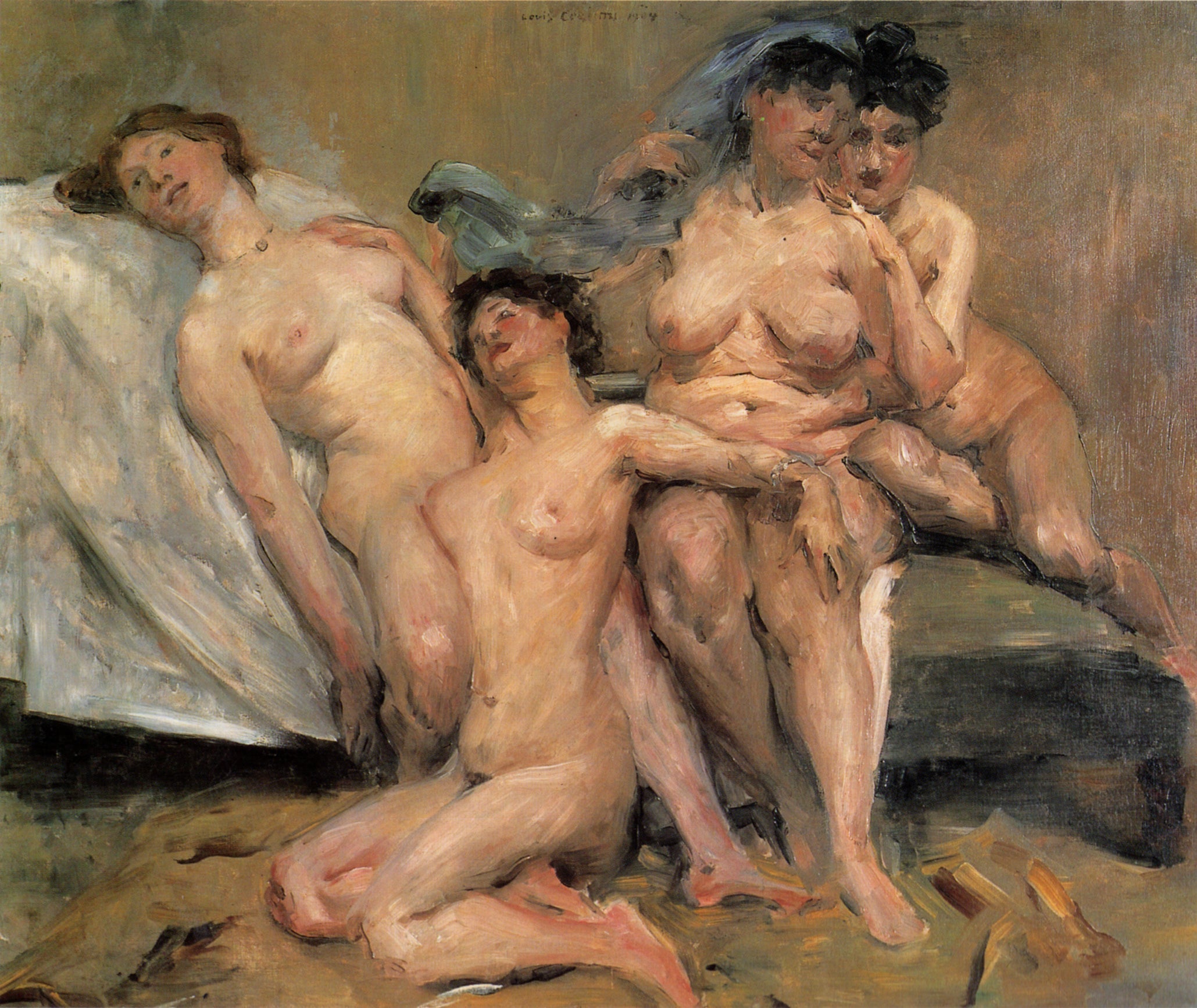 Frauengruppe - Lovis Corinth image 1 tableau peint à l’huile sur toile