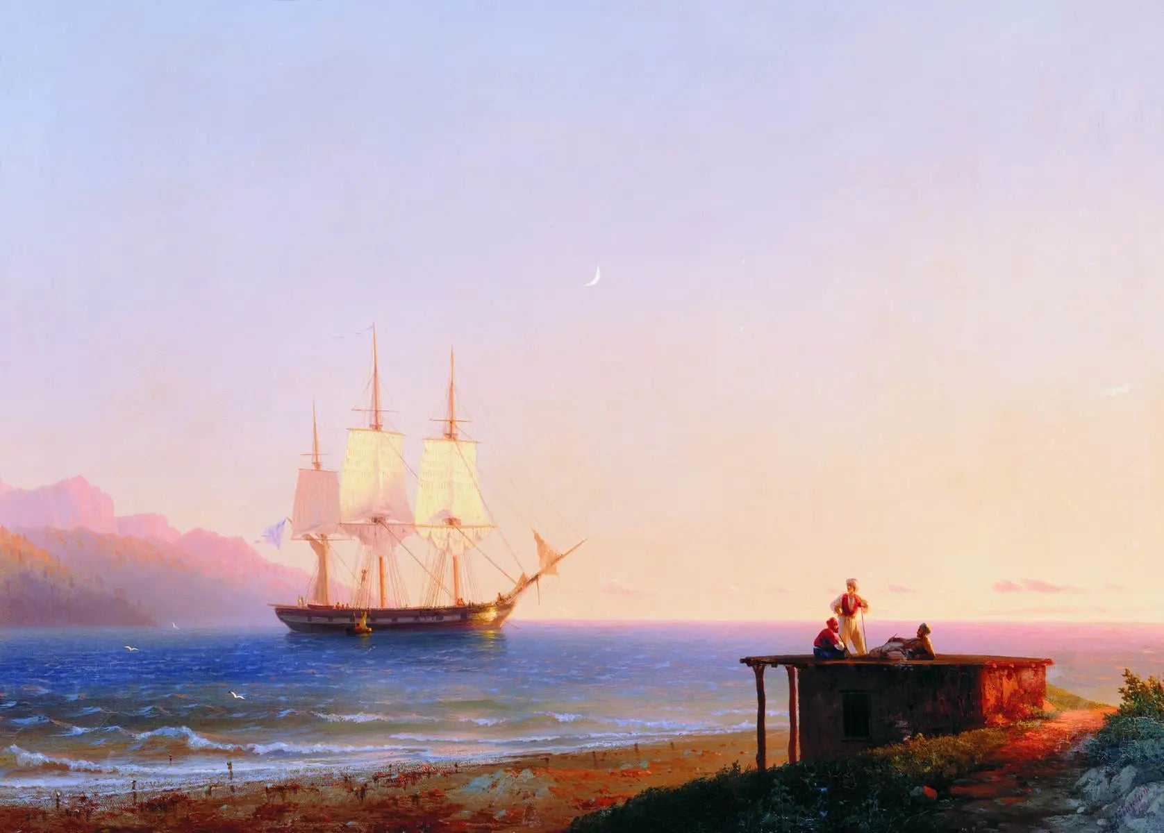 Frégate à la voile - Ivan Aïvazovski - Alpha Reproduction