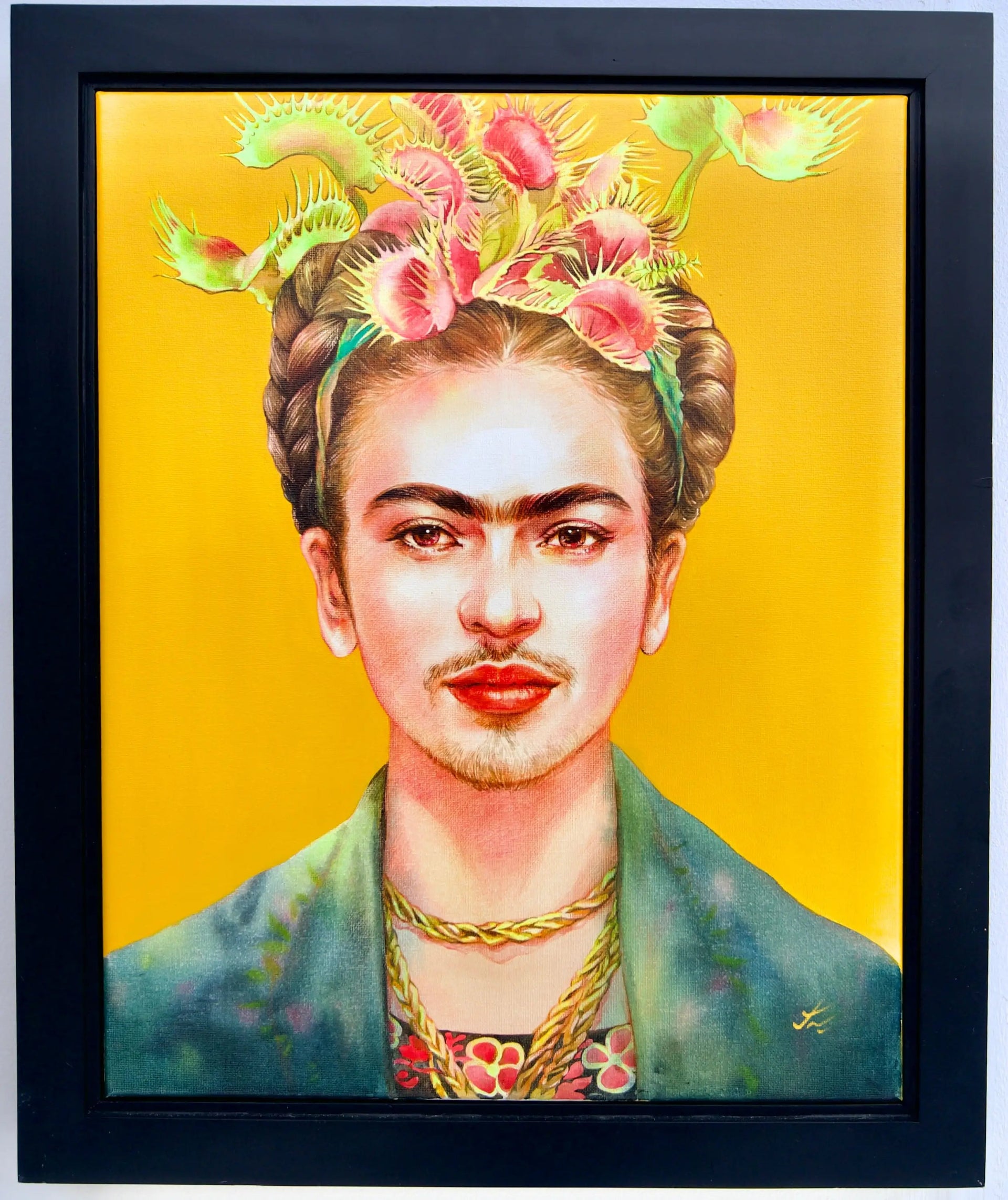 Frida Kahlo x Venus Flytrap | 40 x 50 cm image 1 reproduction d’œuvre d’art à l’huile