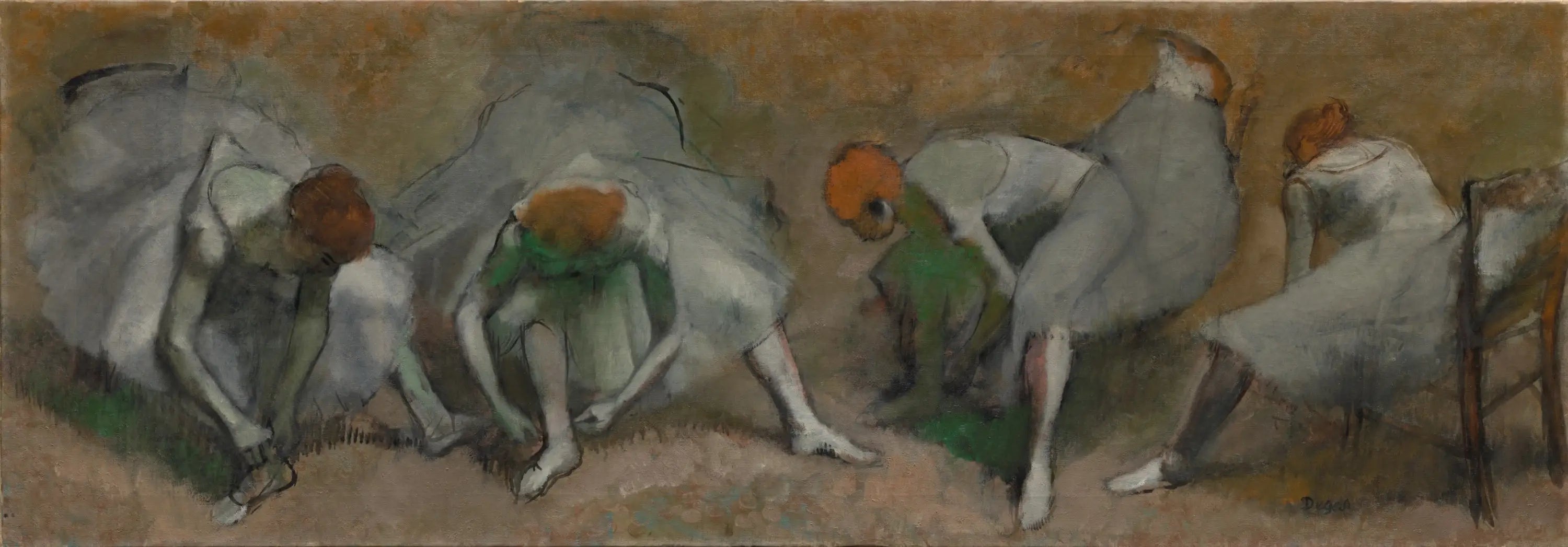 Frise des Danseurs - Edgar Degas image 1 copie peinte à la main à l’huile