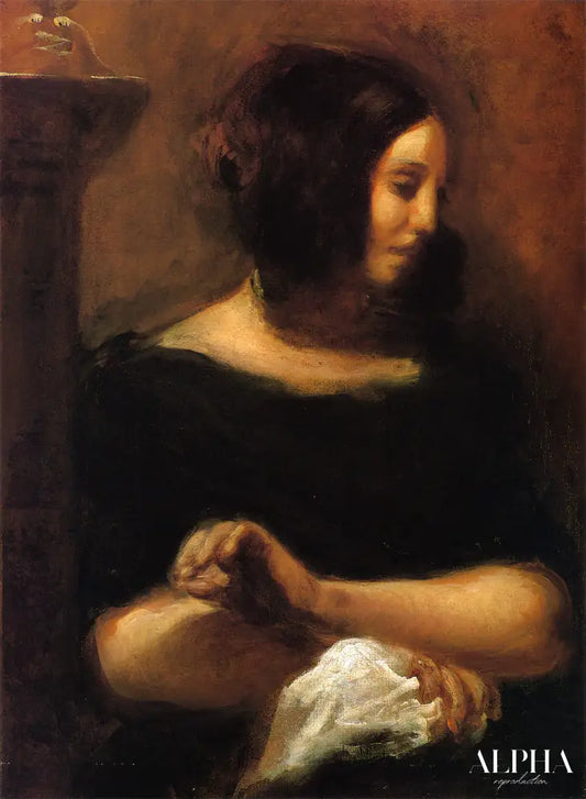 George Sand - Eugène Delacroix - Reproductions de tableaux et peintures haut de gamme