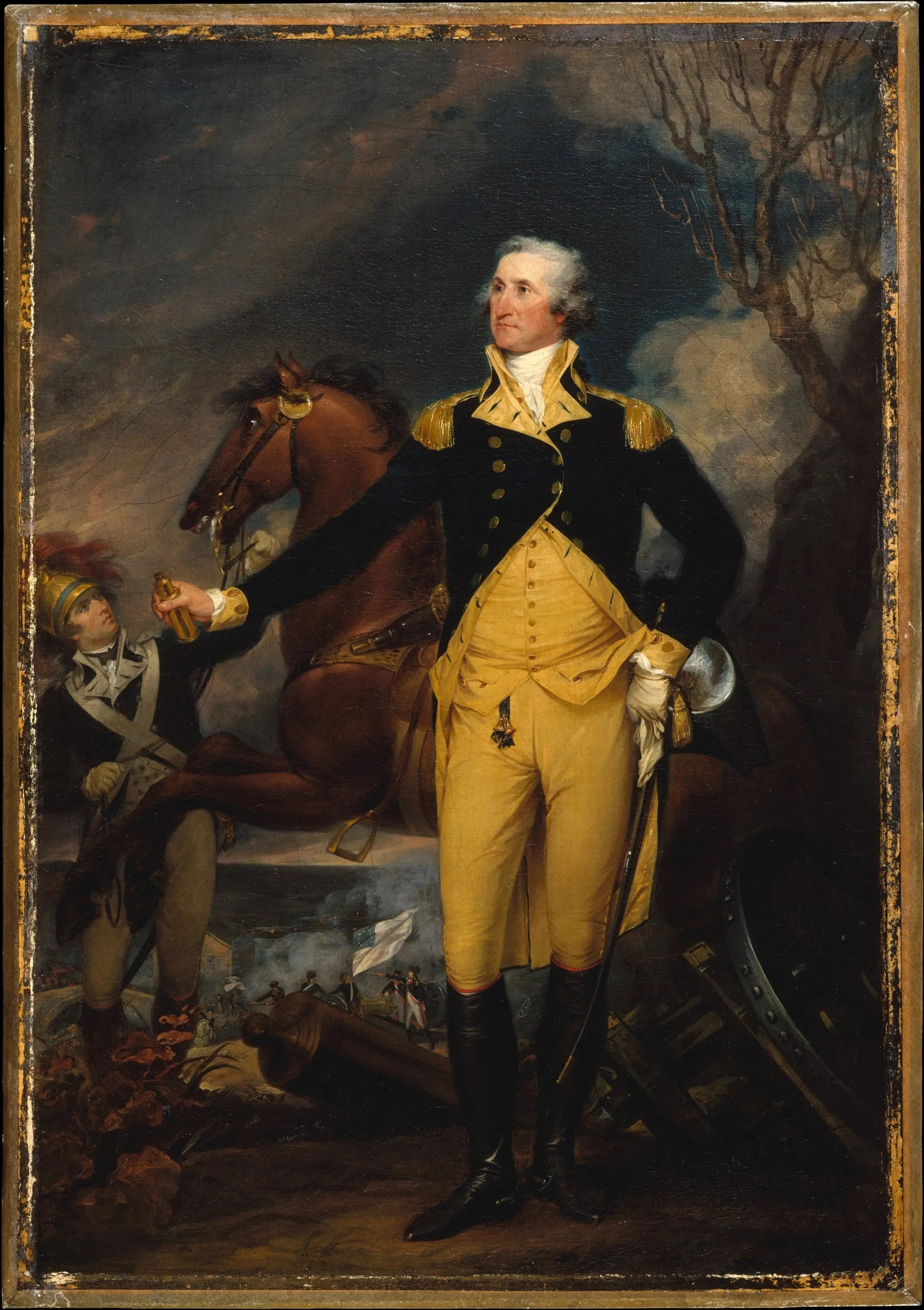 George Washington avant la bataille de Trenton - John Trumbull - Alpha Reproduction