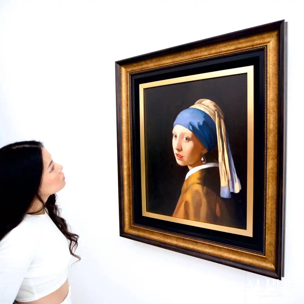 Girl with a Pearl Earring - Artémis Reproduction | 60 X 90 cm Reproductions de tableaux à la peinture à l’huile