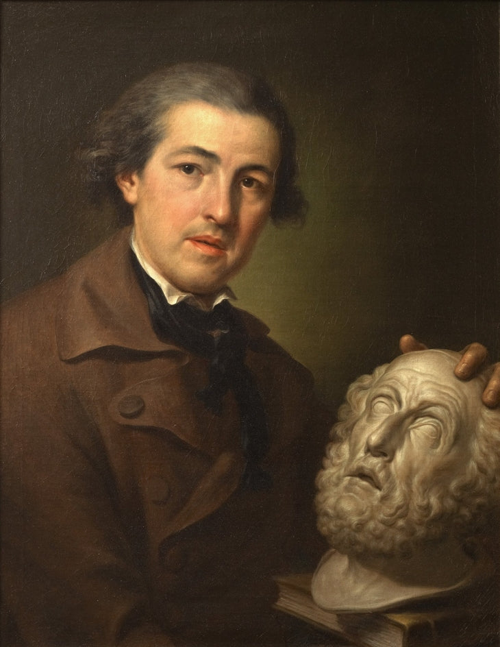 Giuseppe Franchi (1731–1806) के साथ होमर का बस्ट - एंटोन राफेल मेंग्स