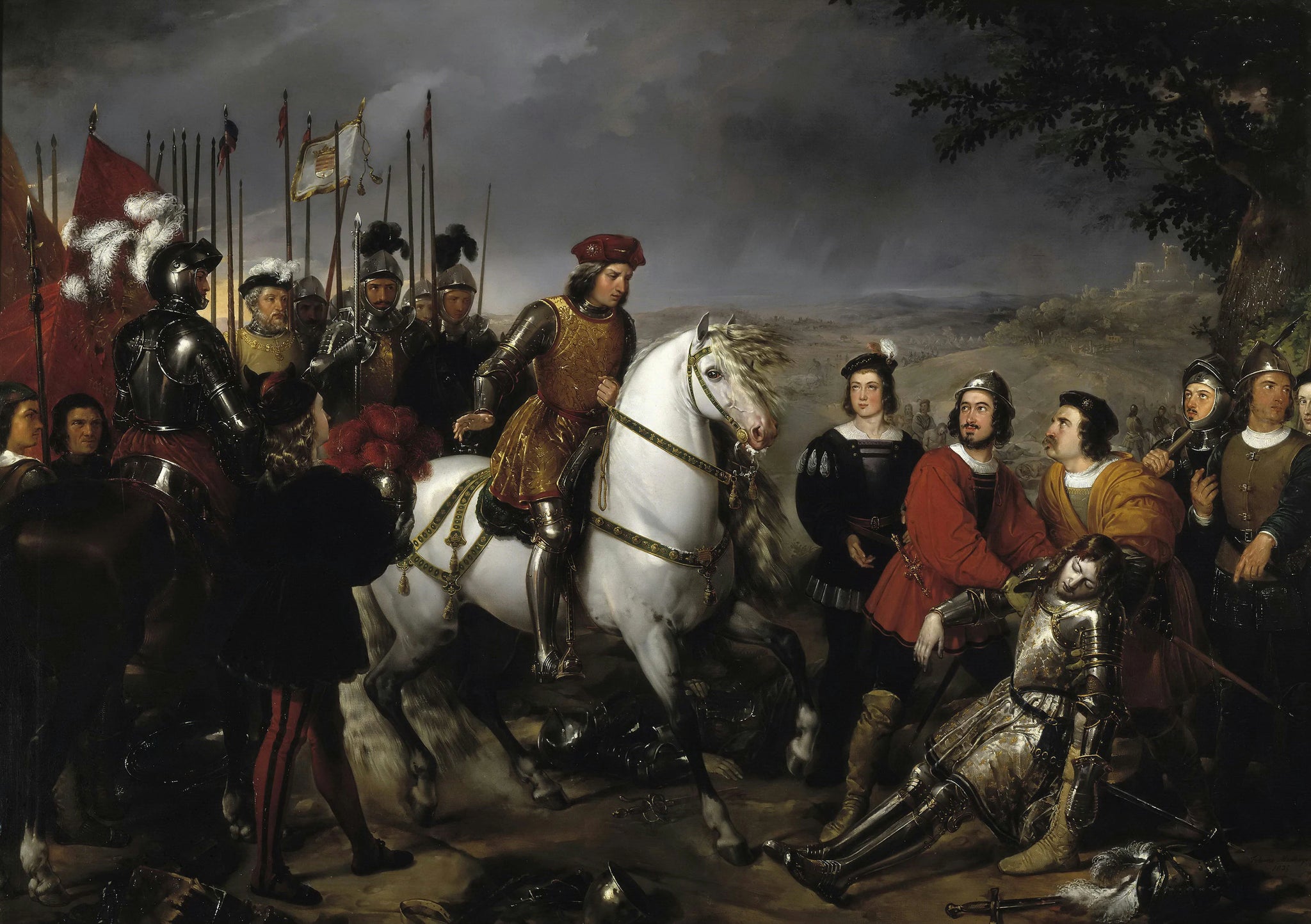 Gonzalo Fernández de Córdoba à la bataille de Cerignola - Federico de Madrazo