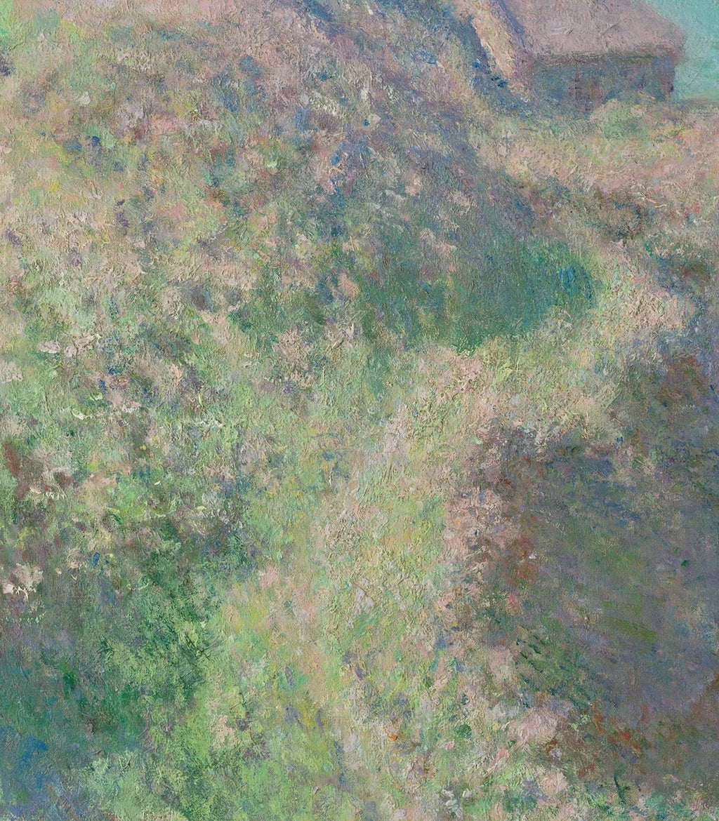 Détail du ravin ombragé et de la végétation dans la Gorge du Petit-Ailly W1452 de Claude Monet