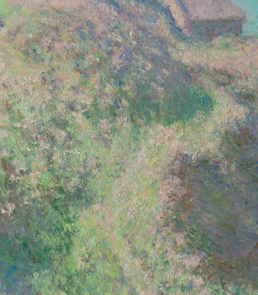 Détail du ravin ombragé et de la végétation dans la Gorge du Petit-Ailly W1452 de Claude Monet
