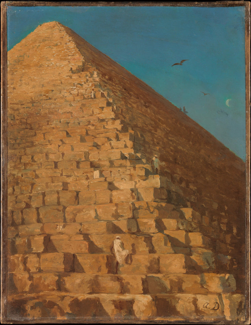 La Grande Pyramide, Gizeh - Adrien Dauzats