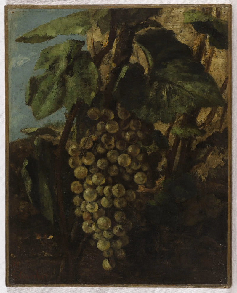 अंगूर की माला - Gustave Courbet