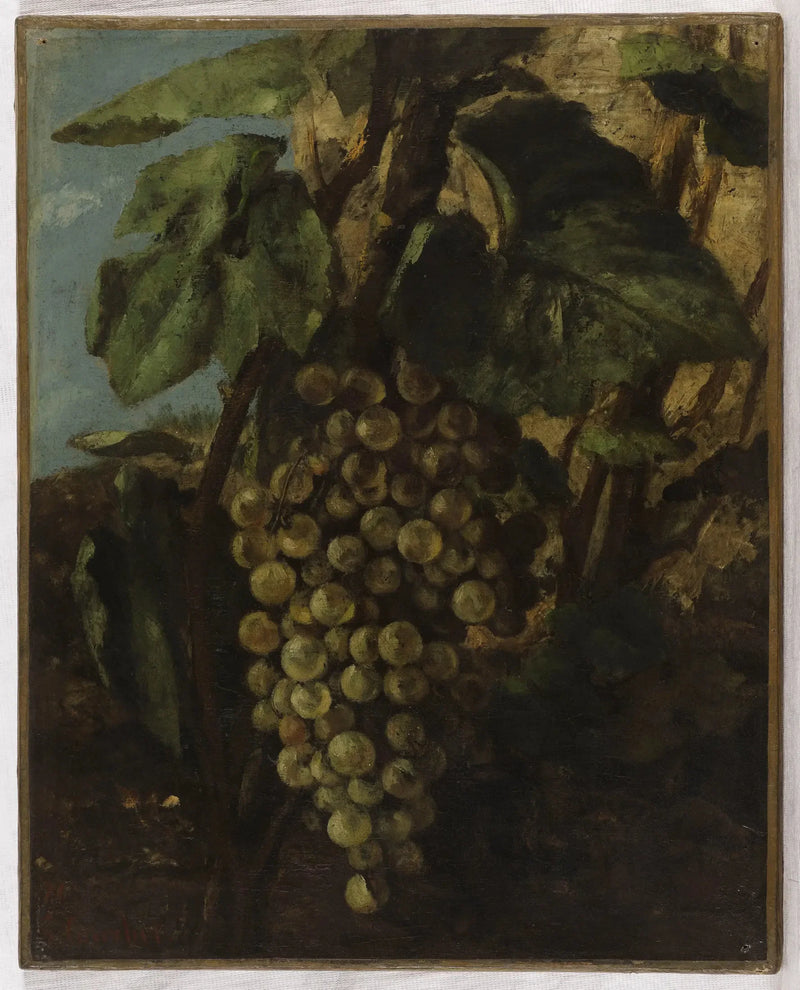 अंगूर की माला - Gustave Courbet