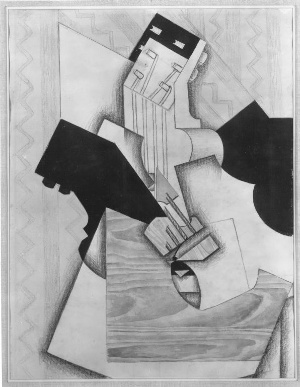 Guitare sur une table - Juan Gris - Alpha Reproduction
