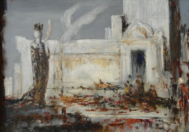 हेलène à la porte Scée - Gustave Moreau