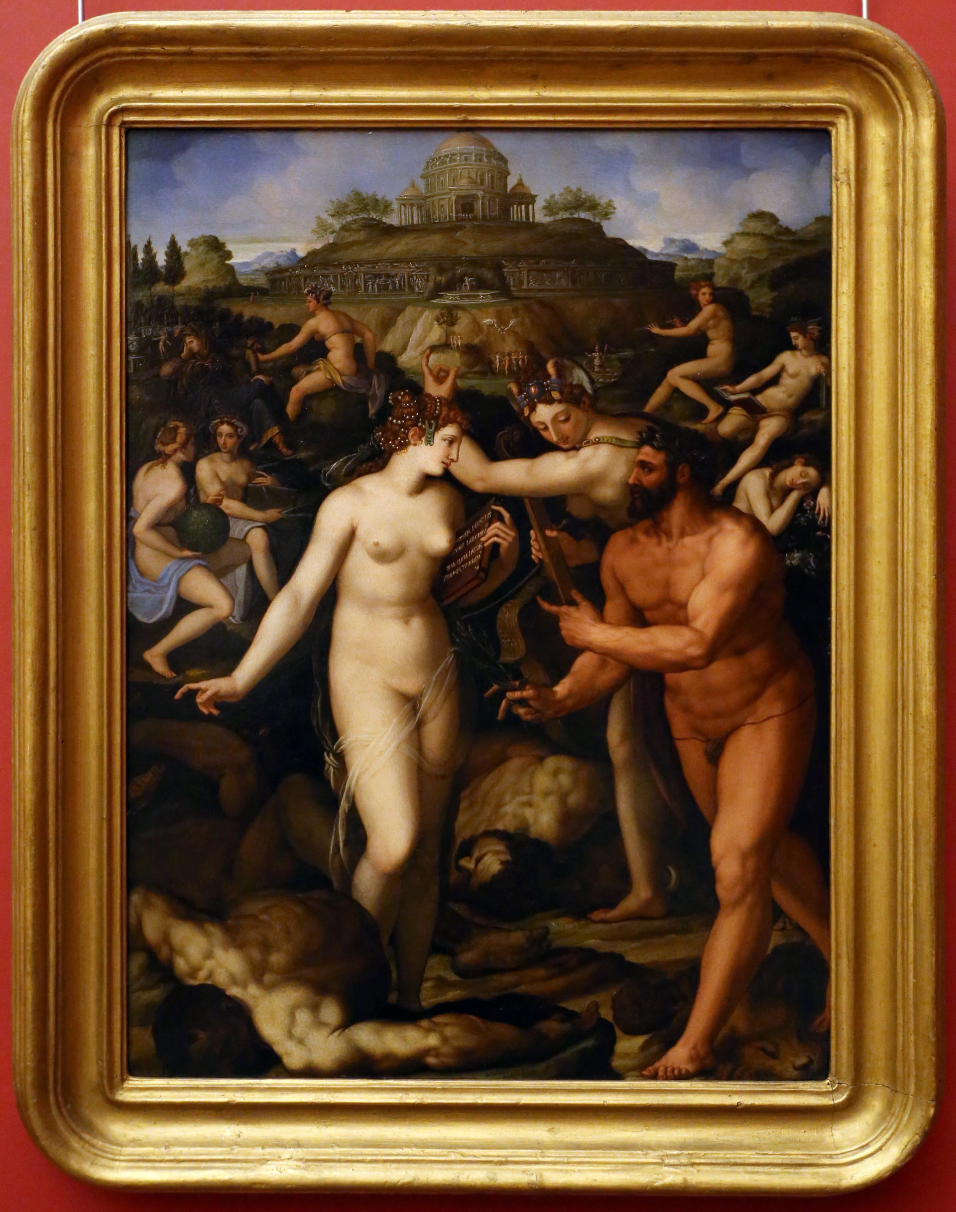 Hercule couronné par les Muses - Alessandro Allori