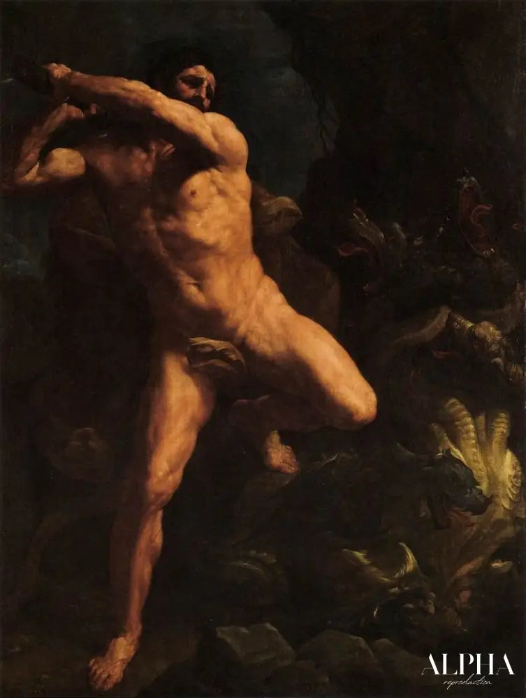 Hercule vainqueur de l’hydre de Lerma - Guido Reni Reproductions de tableaux à la peinture à l’huile