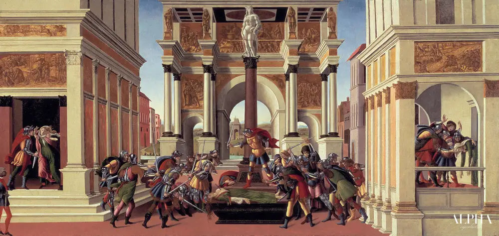 Histoire des Lucrèce - Sandro Botticelli - Reproductions de tableaux et peintures haut de gamme