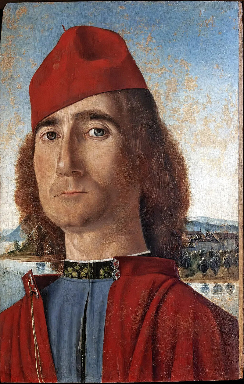 लाल टोपी वाले पुरुष - Vittore Carpaccio